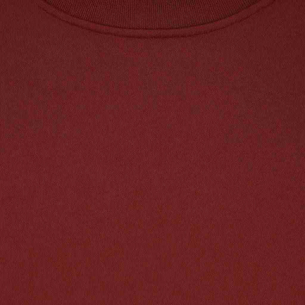 Women's Printed Swim T-Shirt & Capri Set - Maroon Black